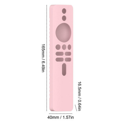 Tālvadības futrālis XiaoMis 4K TV MiBoX 2. paaudzes tālvadības pultīm TV Stick vadības vāciņš Silikona triecienizturīgs ādai draudzīgs tālvadības aizsargs