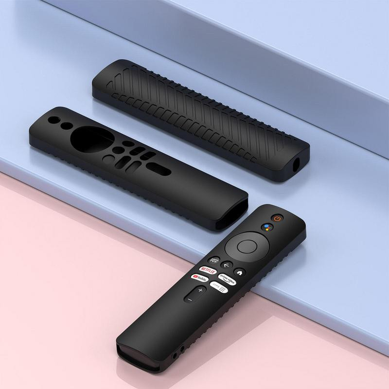 Tālvadības futrālis XiaoMis 4K TV MiBoX 2. paaudzes tālvadības pultīm TV Stick vadības vāciņš Silikona triecienizturīgs ādai draudzīgs tālvadības aizsargs