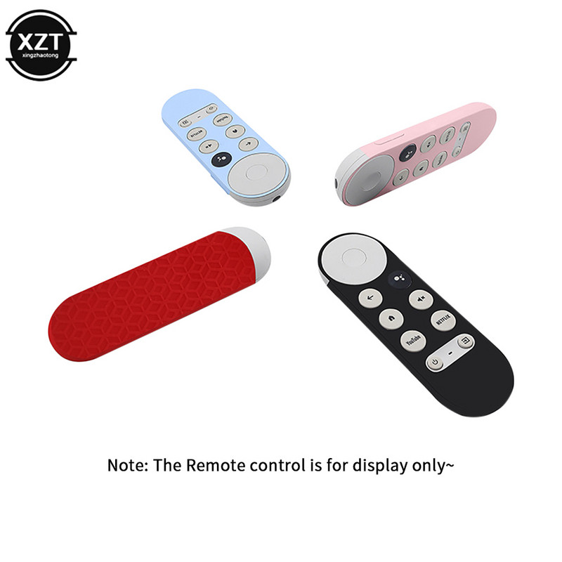 Husă cu telecomandă pentru Chromecast Googles TV 2020 Husă de protecție moale din silicon, rezistentă la șocuri.