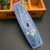 Caurspīdīgs silikona futrālis LG dinamiskajam televizoram tālvadības pults aizsargvāciņš AN-MR600/650, biezs pret krišanas triecienizturīgs apvalks