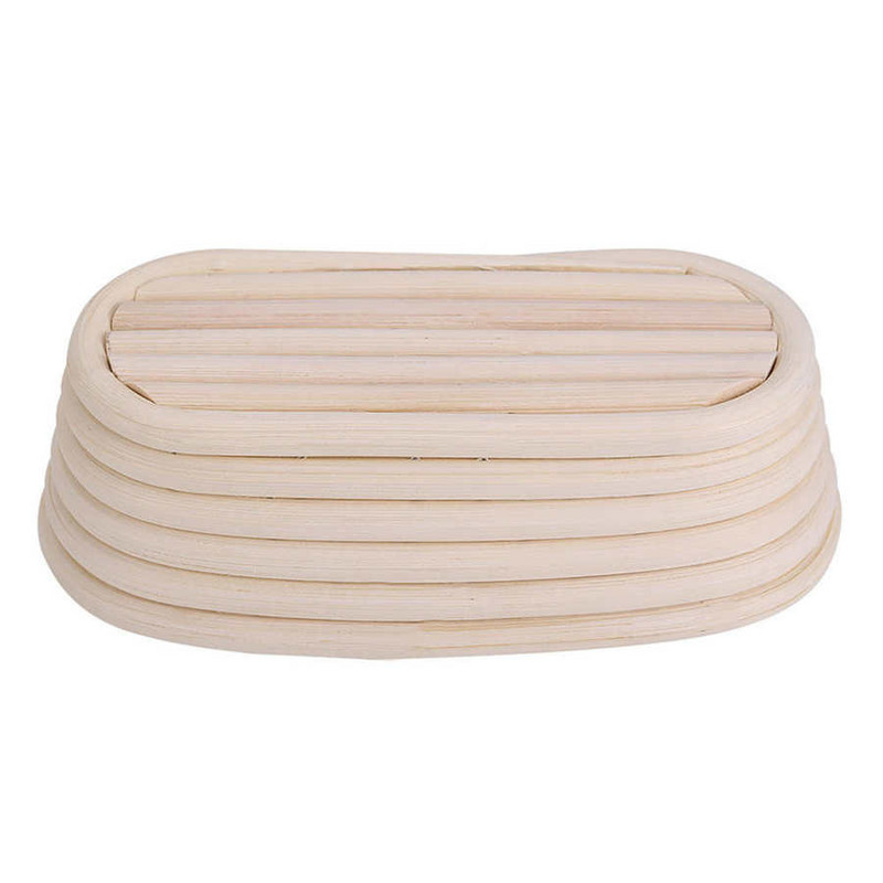 4 izmēri Maizes grozs Mīklas mīklas izstrādājumi Rattan Brotform Rūdīšanas grozs Banneton Rattan uzglabāšanas grozs Pārtikas trauks