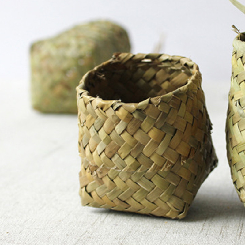 Roku darbs austs uzglabāšanas grozs Maza rotangpalmas uzglabāšanas kastīte Irbulīšu turētājs Galda organizators Lauku kāzu dāvanu iepakojums konfekšu kaste