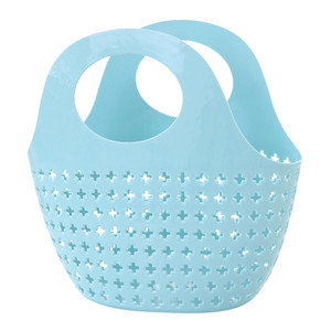 1 tk Plastikust kaasaskantav vannikorv šampoon Mitmesugused hoiukorv Multifunktsionaalne õõneskorv vannitoa jaoks