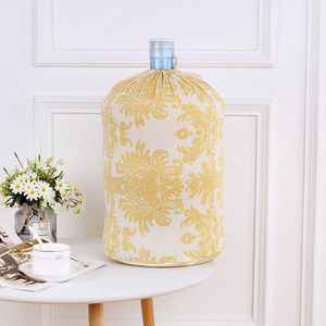 Naujas 1 vnt spausdintas vandens dozatoriaus statinės dulkių dangtelis, tamprus audinys, daugkartinio naudojimo buitinio kibiro dangčio apsauga