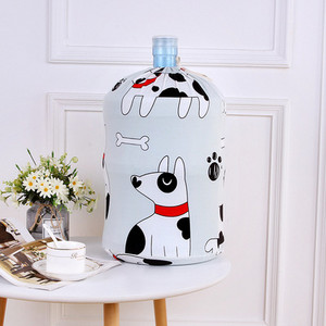 Naujas 1 vnt spausdintas vandens dozatoriaus statinės dulkių dangtelis, tamprus audinys, daugkartinio naudojimo buitinio kibiro dangčio apsauga