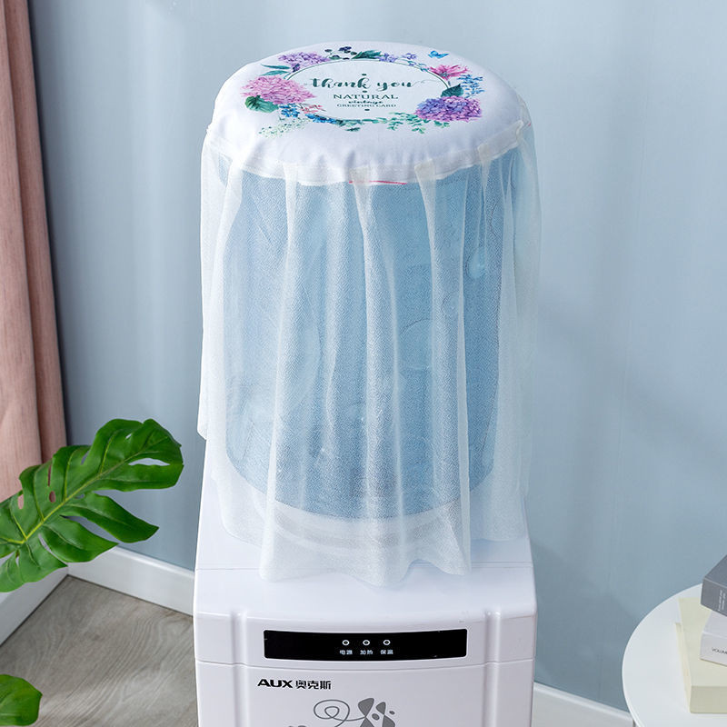 Vandens balionėlio dulkių dangteliai buitinis modernus dekoratyvinis geriamojo fontano mašinos apsauginis nėrinys pilnai dengiantis virtuvės priedas