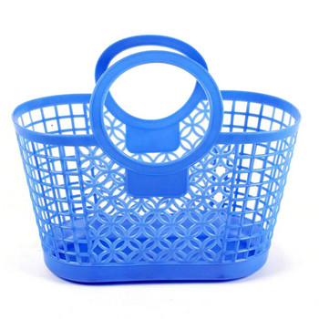 Преносима кошница за пазаруване кошница за плодове и зеленчуци кошница за дрехи за баня 1 бр