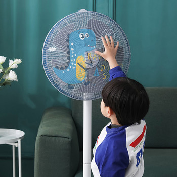 Детски капак на вентилатора против прищипване Ръчен домакински вентилатор Прахоуловител