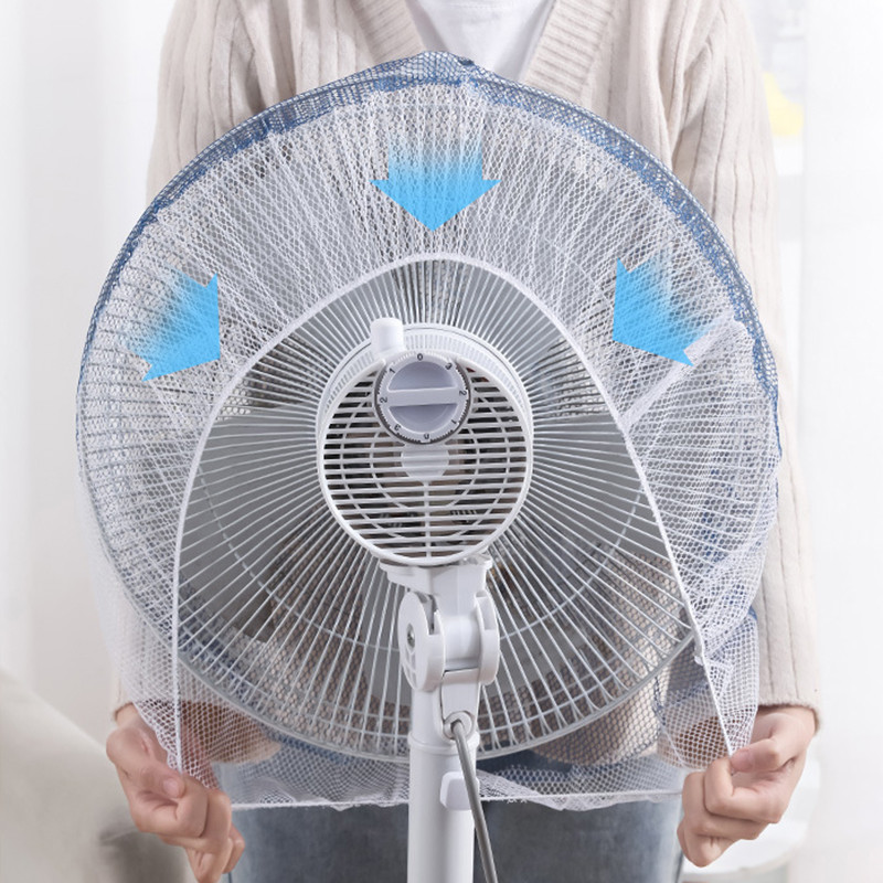 Bērnu ventilatora pārsegs Pretsaspiešanas rokas mājsaimniecības ventilatora putekļu vāks Karikatūras ventilatora aizsargvāciņš Grīdas ventilatora drošības tīkla pārsegs