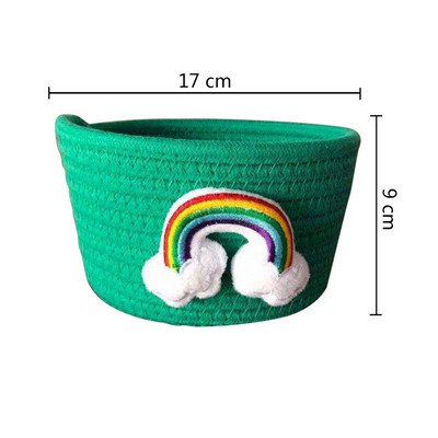 Karikatūras dzīvnieki, ar rokām austi glabāšanas grozi, bērnu rotaļlietas.