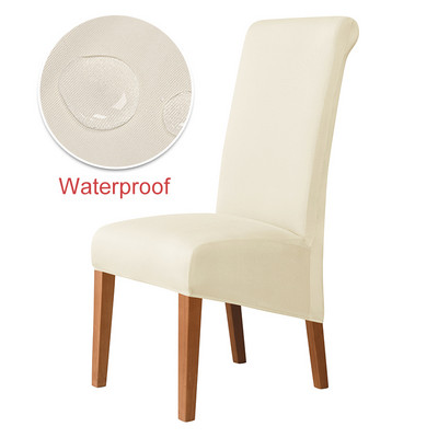 Polar Fleece krēsla pārvalks Stretch XL izmēra garās atzveltnes krēsla pārvalki Sēdekļu pārvalki ar muguru kāzu ēdamistabas krēsli virtuvei