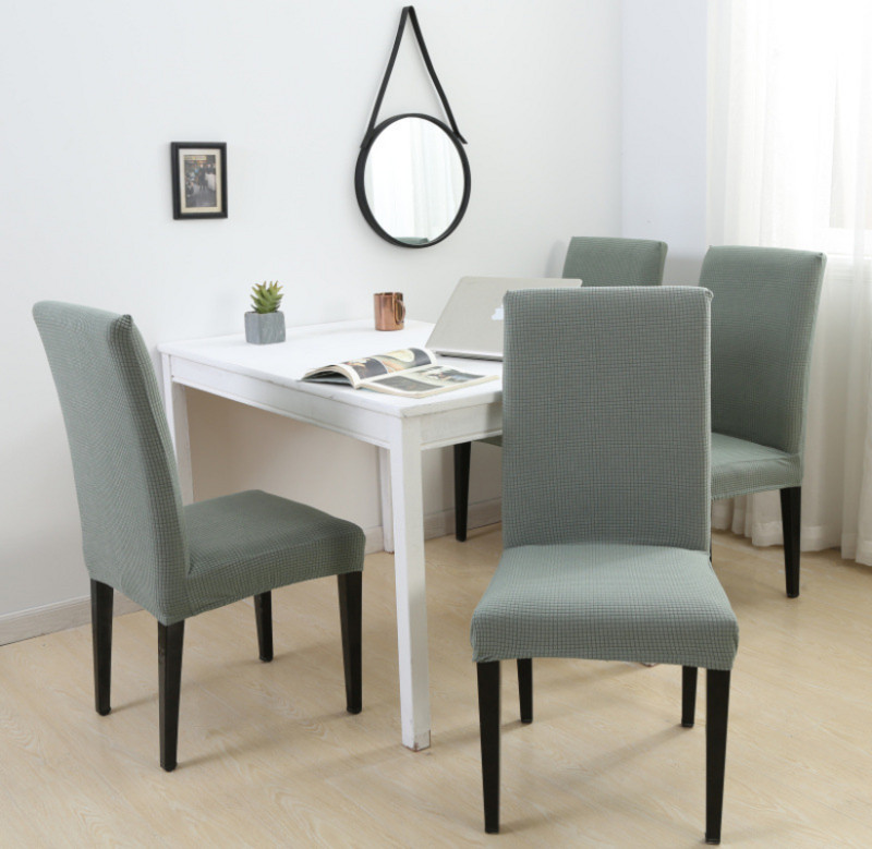 Ζακάρ Καλύμματα Καρέκλας Ρυθμιζόμενο κάλυμμα καρέκλας τραπεζαρίας Προστατευτικό κάθισμα τραπεζαρίας Σπίτι σεζλόν για σκαμπό γραφείου 1/2/4/6 Τμ.