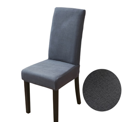 Kvadrātveida režģa apdrukāts stiepuma krēsla pārvalks ēdamistabai biroja banketu krēsla aizsargs elastīga materiāla krēsla pārvalks