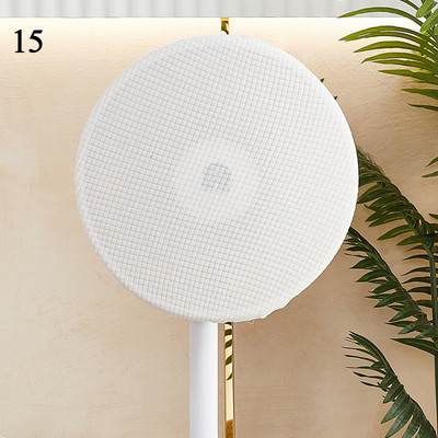 1 datora ventilatora pārsegs, daļēji iesaiņots viss iekļauts grīdas ventilatora pārsegs, elastīgs mājsaimniecības glabāšanas pārsegs Aizsargvāks Putekļu aizsargvāciņš universāls