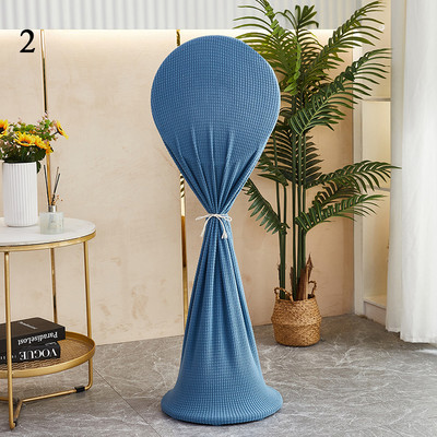 1 datora ventilatora pārsegs, daļēji iesaiņots viss iekļauts grīdas ventilatora pārsegs, elastīgs mājsaimniecības glabāšanas pārsegs Aizsargvāks Putekļu aizsargvāciņš universāls