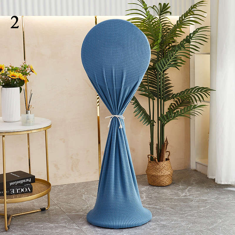 1 datora ventilatora pārsegs, daļēji iesaiņots viss iekļauts grīdas ventilatora pārsegs, elastīgs mājsaimniecības glabāšanas pārsegs Aizsargvāks Putekļu aizsargvāciņš universāls