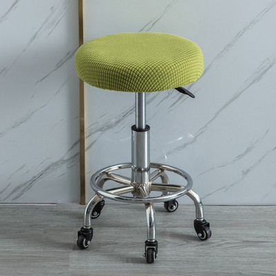 Apvalūs elastiniai baro kėdžių užvalkalai Apvalūs kėdės užvalkalai nuo nešvarumų sėdynių užvalkalai Namų kėdės apsauga Baro kėdės tamprus kėdės užvalkalas