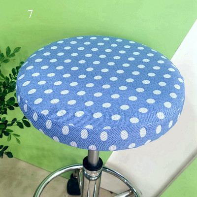 Apvalūs elastiniai baro kėdžių užvalkalai Apvalūs kėdės užvalkalai nuo nešvarumų sėdynių užvalkalai Namų kėdės apsauga Baro kėdės tamprus kėdės užvalkalas