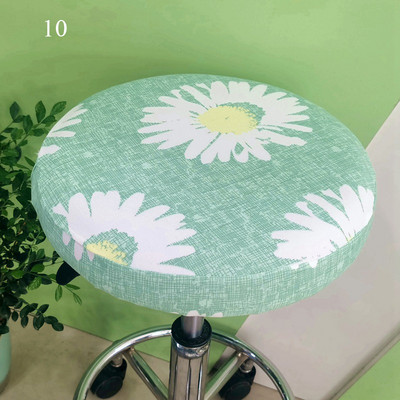 Apvalūs elastiniai baro kėdžių užvalkalai Apvalūs kėdės užvalkalai nuo nešvarumų sėdynių užvalkalai Namų kėdės apsauga Baro kėdės tamprus kėdės užvalkalas