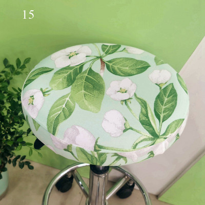 Apvalūs elastiniai baro kėdžių užvalkalai Apvalūs kėdės užvalkalai nuo nešvarumų sėdynių užvalkalai Namų kėdės apsauga Baro kėdės tamprus kėdės užvalkalas