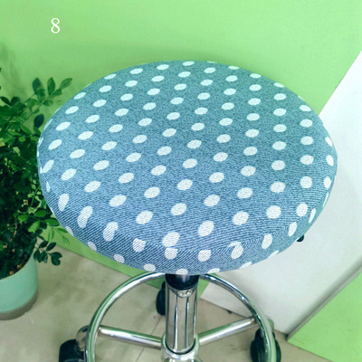 Apvalūs elastiniai baro kėdžių užvalkalai Apvalūs kėdės užvalkalai nuo nešvarumų sėdynių užvalkalai Namų kėdės apsauga Baro kėdės tamprus kėdės užvalkalas
