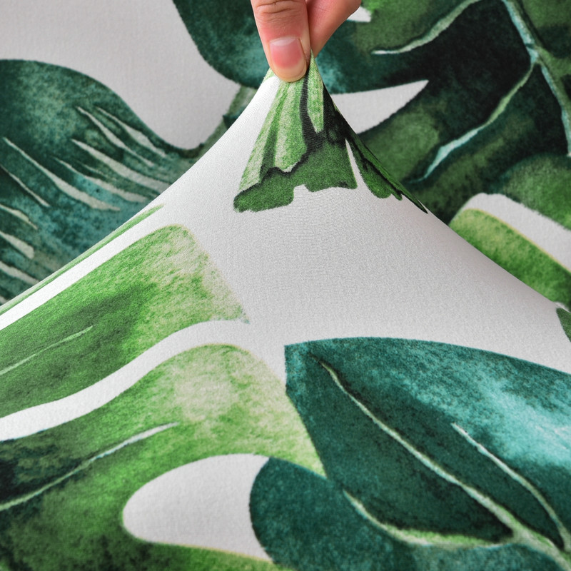 Huse pentru scaune din spandex, elastică, pentru acasă, pentru mese, cu imprimeu floral, huse pentru scaune multifuncționale, din pânză elastică din spandex, dimensiune universală