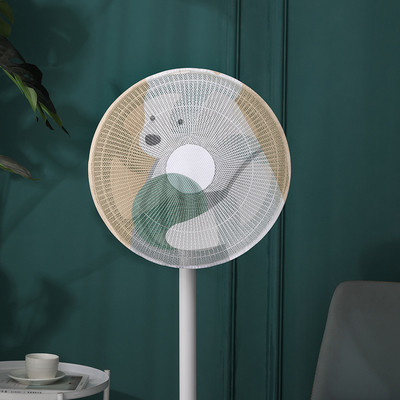 Rajzfilm biztonsági hálós ventilátor fedél 16"/18" ventilátor porvédő gyerek ujjvédő ventilátorvédő hálós védőburkolat nyári porálló mosható