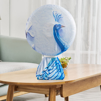Háztartási elektromos ventilátor burkolatok Nordic Elasticity kerek asztali ventilátor porálló burkolat Biztonsági tárolás védelem All inclusive tokok