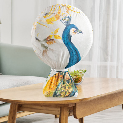 Háztartási elektromos ventilátor burkolatok Nordic Elasticity kerek asztali ventilátor porálló burkolat Biztonsági tárolás védelem All inclusive tokok