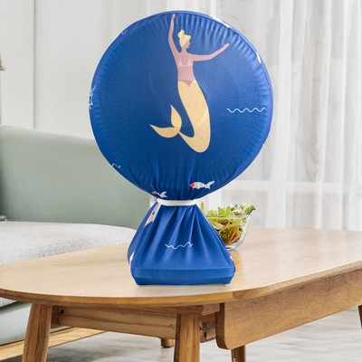 Háztartási elektromos ventilátor burkolatok Nordic Elasticity kerek asztali ventilátor porálló burkolat Biztonsági tárolás védelem All inclusive tokok