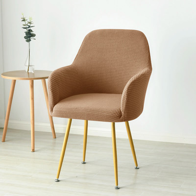 Visoka navlaka za naslonjač od polarnog flisa, puna boja, spandeks, navlaka za uredsku stolicu, elastična uklonjiva zaštitna navlaka za sjedalo, dnevna soba