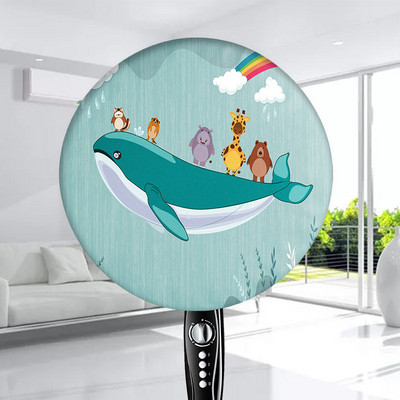 Jauns elektrisko ventilatoru apaļš putekļu necaurlaidīgs vāks Viss iekļauts pret piesārņojumu Modes grīdas ventilatora aizsardzība mājsaimniecības putekļu pārsegs