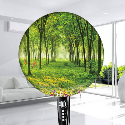 Jauns elektrisko ventilatoru apaļš putekļu necaurlaidīgs vāks Viss iekļauts pret piesārņojumu Modes grīdas ventilatora aizsardzība mājsaimniecības putekļu pārsegs