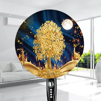 Jauns elektrisko ventilatoru apaļš putekļu necaurlaidīgs vāks Viss iekļauts pret piesārņojumu Modes grīdas ventilatora aizsardzība mājsaimniecības putekļu pārsegs