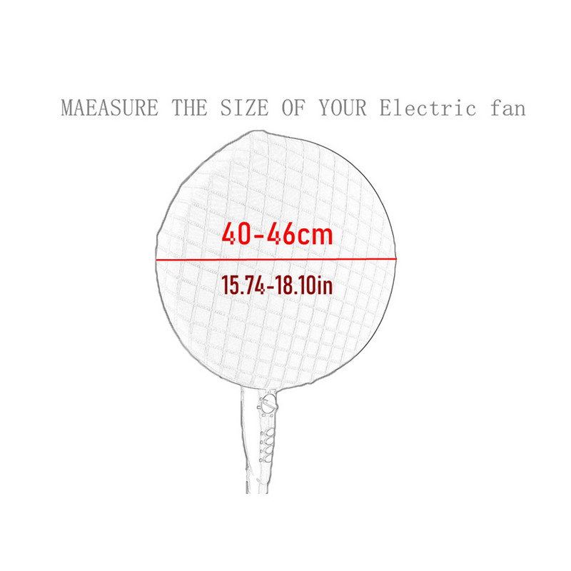 Okrugli električni poklopci za ventilatore Sveobuhvatno Anti-onečišćenje Sigurnosni podni ventilator Poklopac otporan na prašinu Jednostavan stol za kućanstvo Poklopac ventilatora