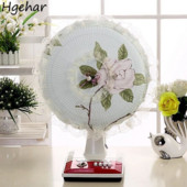 Elektriskie ventilatora pārsegi Ziedu dekoratīvie galda ventilatora putekļu vāki Mājsaimniecības universāls apaļas grīdas ventilators Pretsaspiešanas pirkstu aizsargmaciņa