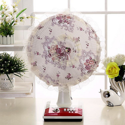 Elektriskie ventilatora pārsegi Ziedu dekoratīvie galda ventilatora putekļu vāki Mājsaimniecības universāls apaļas grīdas ventilators Pretsaspiešanas pirkstu aizsargmaciņa