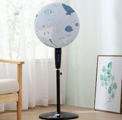 Biezs ūdensnecaurlaidīgs elektriskā ventilatora vāks multfilmas stila, grīdas stāvošs elektriskā ventilatora putekļu pārsegs universāls elektriskā ventilatora aizsargvāciņš