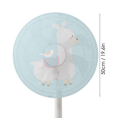 Elektriskie ventilatori Apaļš putekļu necaurlaidīgs vāks Drošības aizsardzība Pretsaspiešanās Rokas Elektriskā ventilatora vāciņš Mazgājams Vasaras elektriskā ventilatora aizsargs