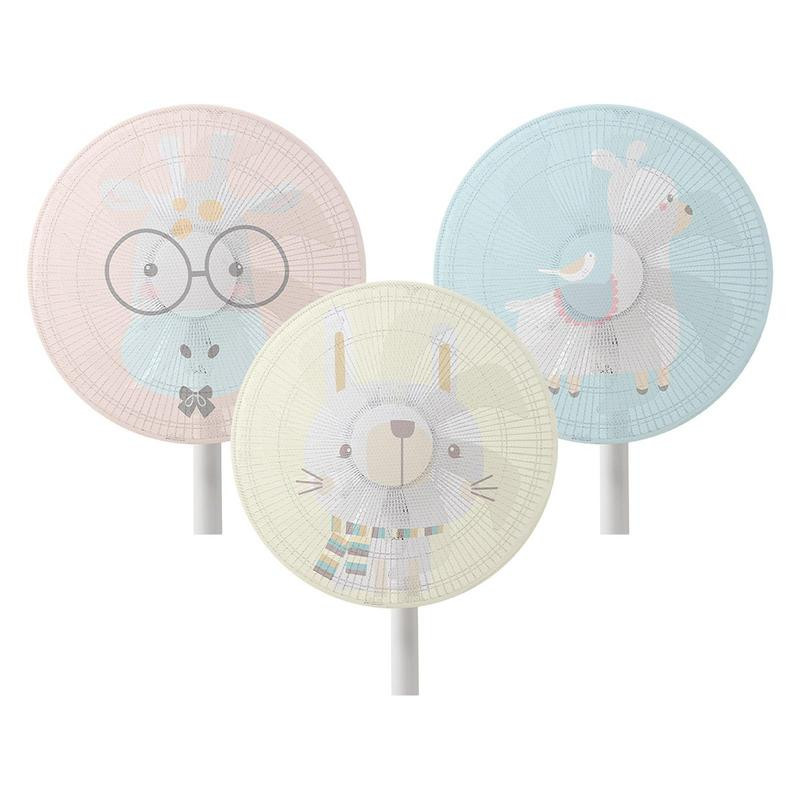 Elektriskie ventilatori Apaļš putekļu necaurlaidīgs vāks Drošības aizsardzība Pretsaspiešanās Rokas Elektriskā ventilatora vāciņš Mazgājams Vasaras elektriskā ventilatora aizsargs