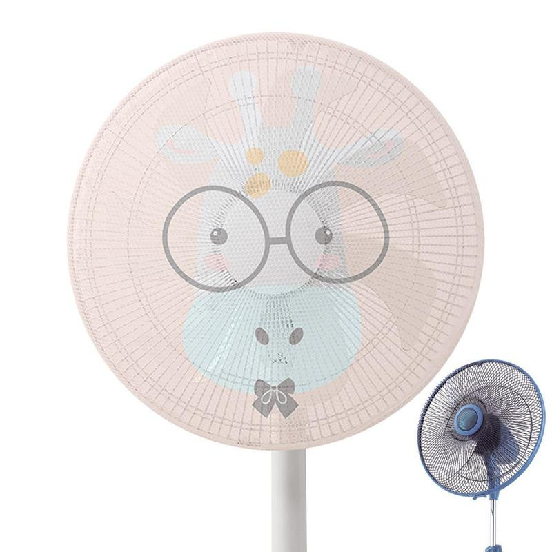 Elektriskie ventilatori Apaļš putekļu necaurlaidīgs vāks Drošības aizsardzība Pretsaspiešanās Rokas Elektriskā ventilatora vāciņš Mazgājams Vasaras elektriskā ventilatora aizsargs