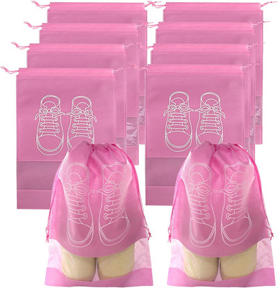 10/5gab Apavi uzglabāšanas somas Skapis Organizators Neausta ceļojumu pārnēsājama soma Ūdensizturīga kabatas apģērbi Klasificēta pakarināma soma