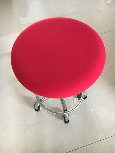 Apvalus kėdės užvalkalas Spandex baro kėdės užvalkalas Elastingi sėdynių užvalkalai Namų kėdė Paprastas tamprus kėdės užvalkalas vienspalvių spalvų nauja mada