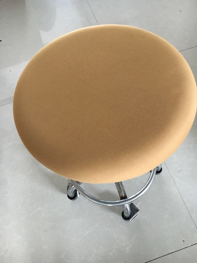 Apvalus kėdės užvalkalas Spandex baro kėdės užvalkalas Elastingi sėdynių užvalkalai Namų kėdė Paprastas tamprus kėdės užvalkalas vienspalvių spalvų nauja mada