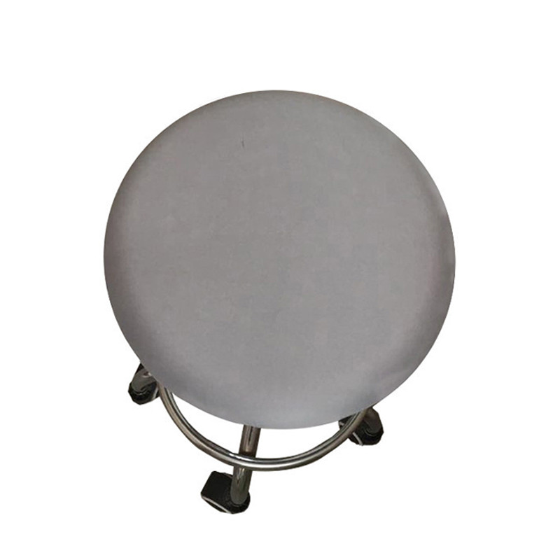 Apvalus kėdės užvalkalas Spandex baro kėdės užvalkalas Elastingi sėdynių užvalkalai Namų kėdė Paprastas tamprus kėdės užvalkalas vienspalvių spalvų nauja mada