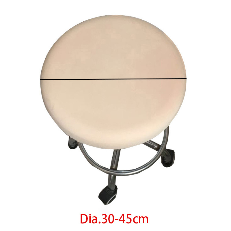 Apvalus kėdės užvalkalas Spandex baro kėdės užvalkalas Elastingi sėdynių užvalkalai Namų kėdė Paprastas tamprus kėdės užvalkalas vienspalvių spalvų nauja mada