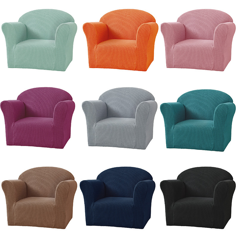 Navlaka za dječju mini stolicu s 1 sjedalom Rastezljiva navlaka za kauč Navlaka za mini fotelju Meka jednobojna elastična navlaka za sofu