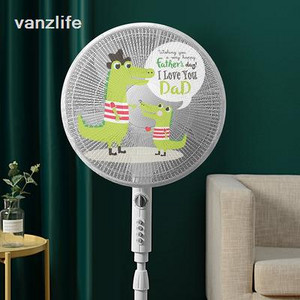 vanzlife Ventilatora vāka skava roku aizsargvairogi bērnu drošības pārsegs elektriskais ventilatora vāciņš bērnu aizsardzības ventilatora putekļu vāciņš