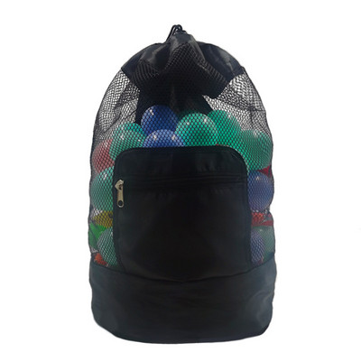 Преносима плажна чанта Сгъваема мрежеста чанта за плуване Детски плажни играчки Органайзер Раница за съхранение Детски плувни на открито Водоустойчиви чанти