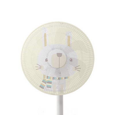 Apaļš ventilatora pārsegs daudzfunkcionāls mazgājams karikatūras sieta ventilatora pārsegs mazuļa pirkstu aizsargs, 35/40/45cm.